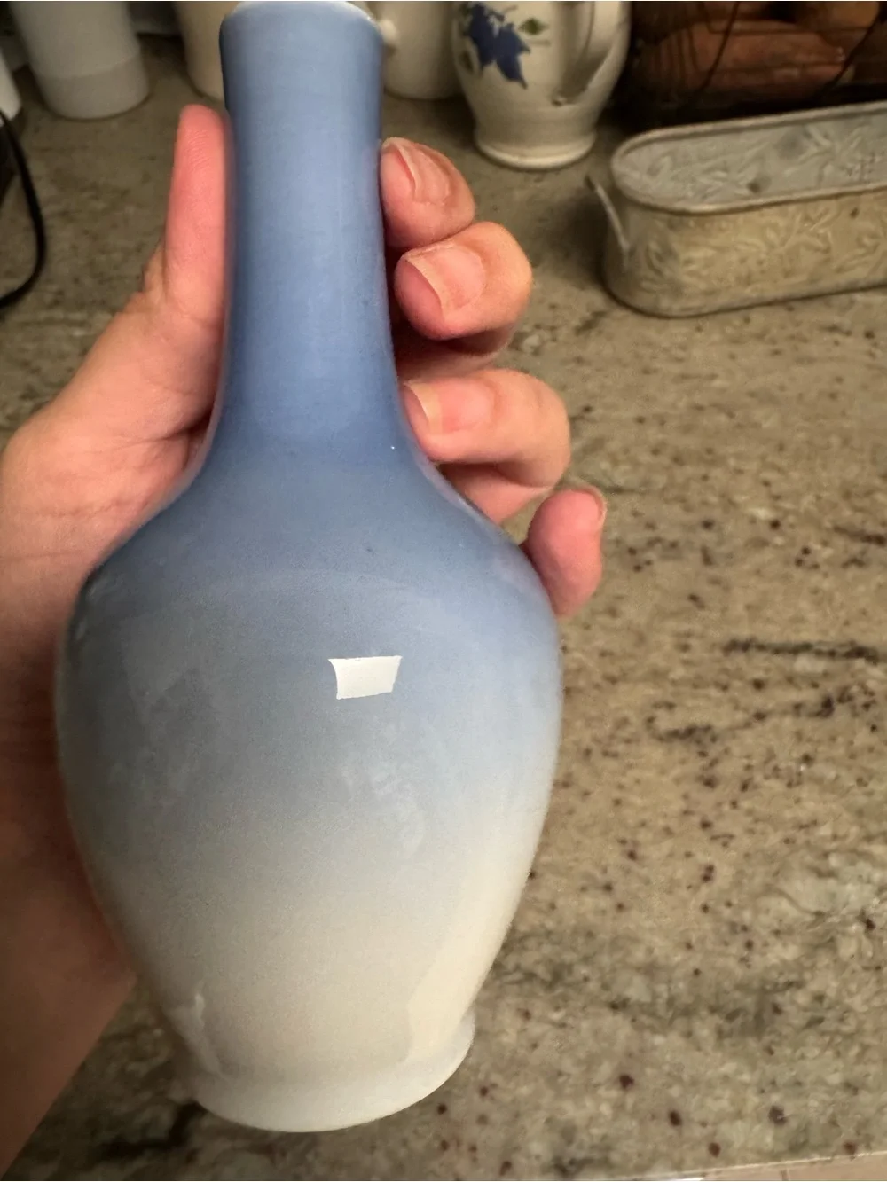 Royal Copenhagen Blackberry Branch Bud Vase